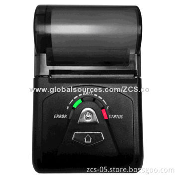 Mini Bluetooth Thermal Printer, Handheld Terminal w/ Bluetooth and USB Connection, One-year Warranty
